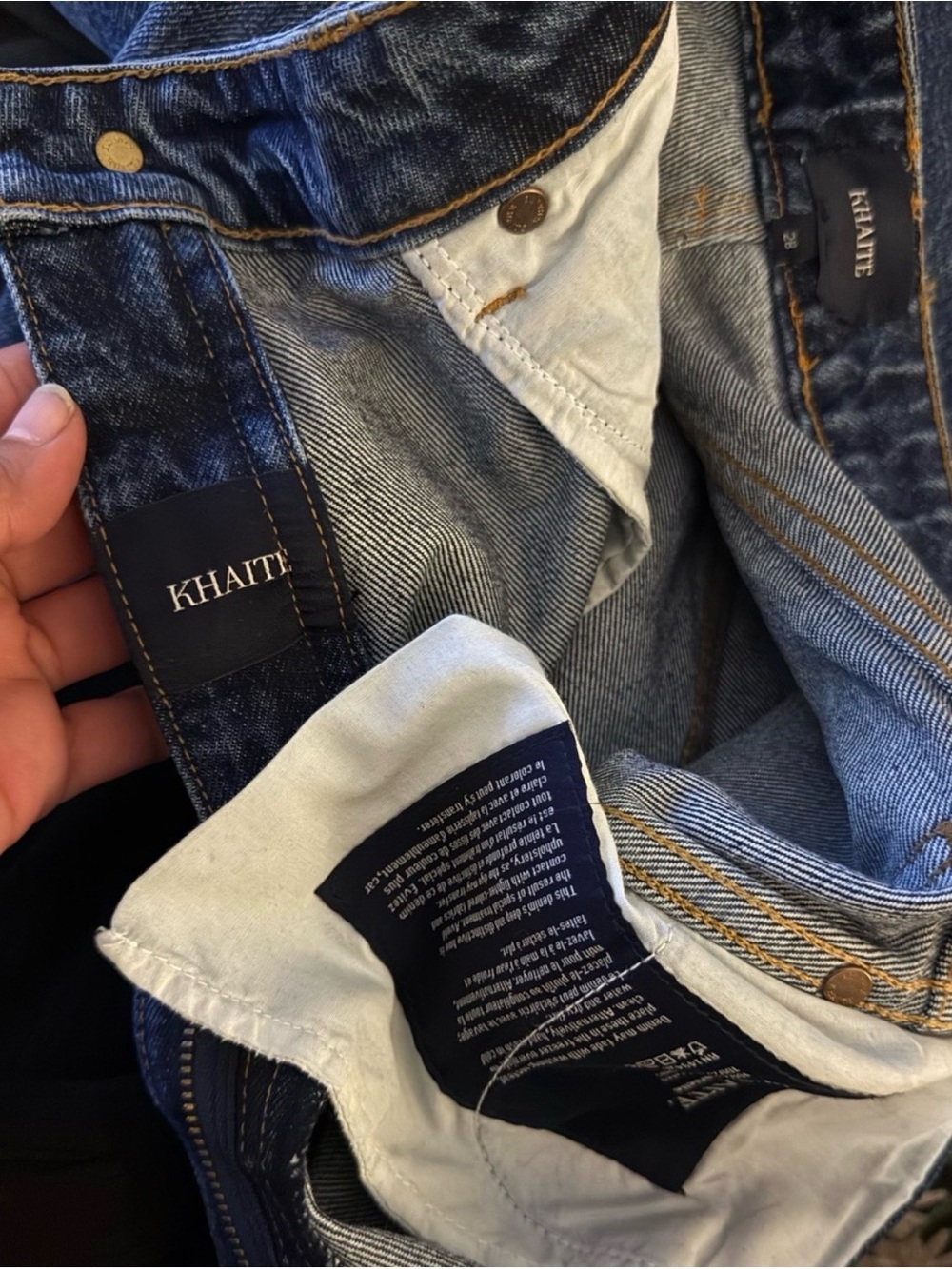 KHAITE Women's Danielle Denim 28 - Picture 7 of 8